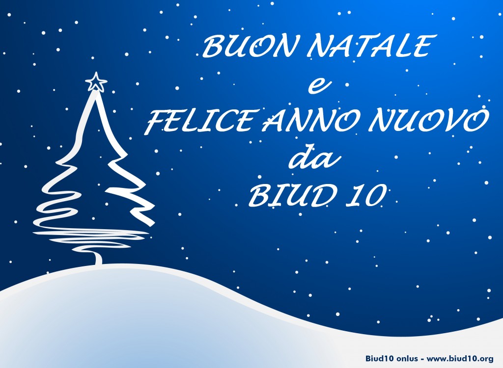 Auguri da Biud 10 onlus